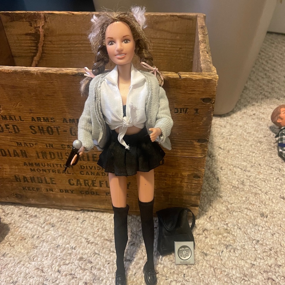 Rare 1999 Britney Spears Action Doll “Baby One more time“